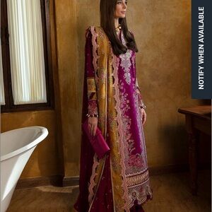 Pakistani brand new 3 piece full embroidered - EID LUXURY LAWN   Dress 2024